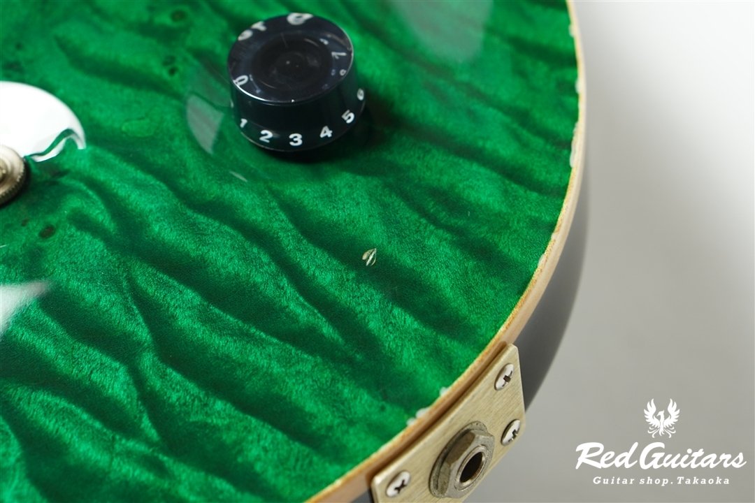 Custom24 10top Quilt Roseneck - Emerald Green