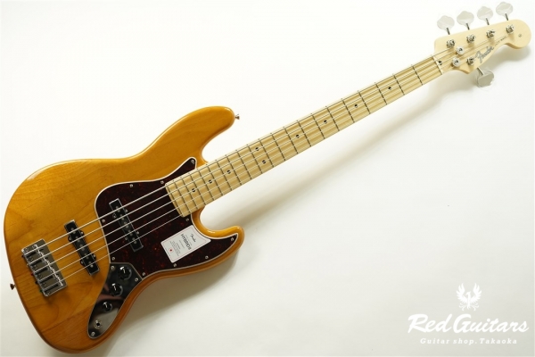 Fender MADE IN JAPAN HYBRID II JAZZ BASS V - Vintage Natural | Red 