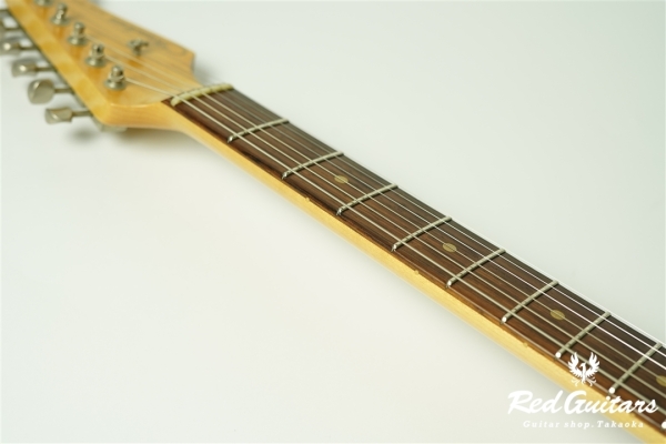 Custom Order Retro Series ST Brazilian Rosewood FB - Candy Apple Red