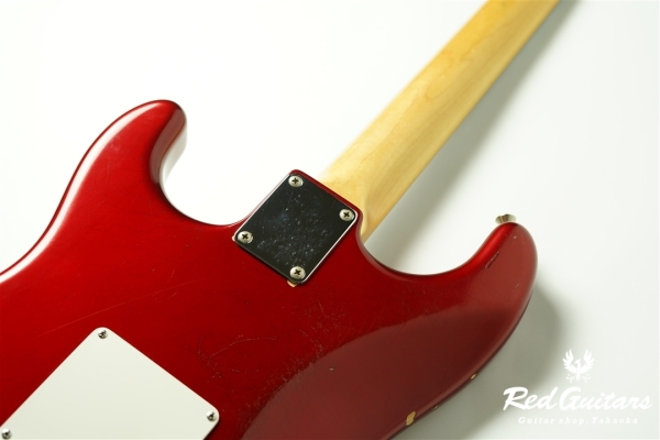Custom Order Retro Series ST Brazilian Rosewood FB - Candy Apple Red
