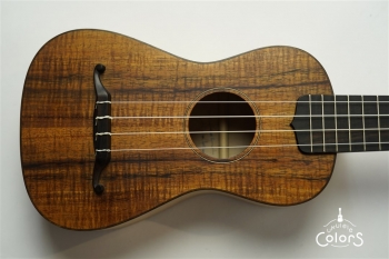 ukulele concert 13f std. – Hawaiian Koa TOP/Bird’s eye Maple SIDE & BACK