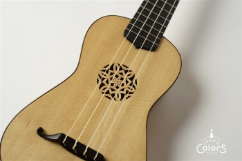 ukulele concert 13f r.a. – Spruce TOP/Figured Maple SIDE & BACK