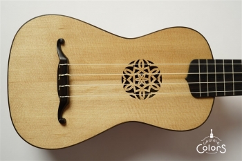 ukulele concert 13f r.a. – Spruce TOP/Figured Maple SIDE & BACK