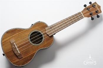 Koa Soprano Ukulele w/EQ