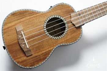 Koa Soprano Ukulele w/EQ