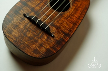 ukulele concert 14f pineapple - Curly hawaiian koa TOP/Ovangkol SIDE&BACK