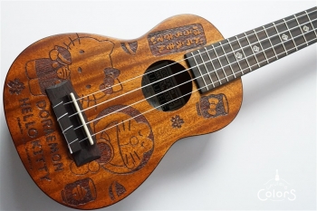 DORAEMON x HELLO KITTY UKULELE WA KOMONO