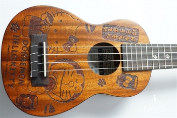 DORAEMON x HELLO KITTY UKULELE WA KOMONO