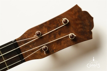 ukulele tenor 14f std. - cuban mahogany Top / birdseye maple SIDE & BACK