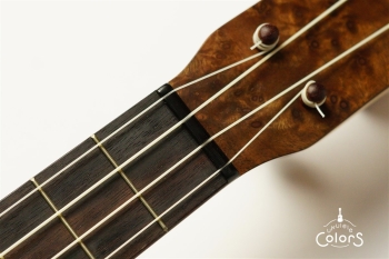 ukulele tenor 14f std. - cuban mahogany Top / birdseye maple SIDE & BACK