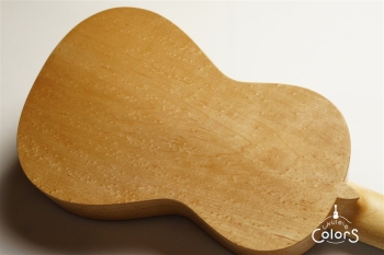 ukulele tenor 14f std. - cuban mahogany Top / birdseye maple SIDE & BACK