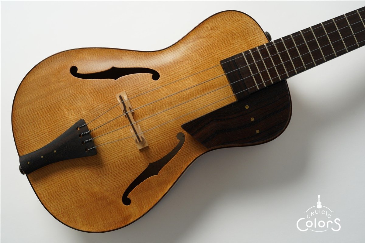 ukulele tenor 15f archtop - Spruce TOP/Curly Maple #2