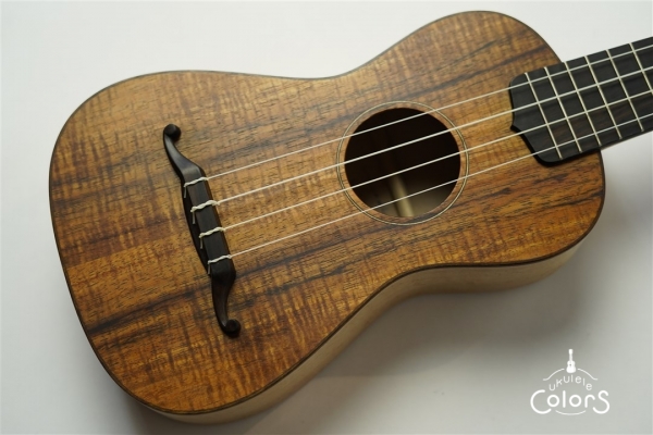 ukulele concert 13f std. – Hawaiian Koa TOP/Bird’s eye Maple SIDE & BACK