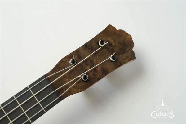 ukulele concert 14f std. – Cuban Mahogany TOP/Spalted Maple SIDE & BACK