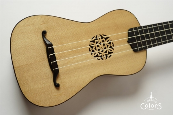 ukulele concert 13f r.a. – Spruce TOP/Figured Maple SIDE & BACK