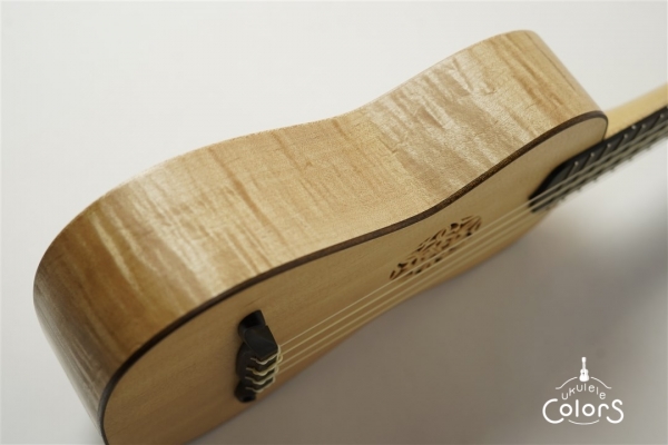 ukulele concert 13f r.a. – Spruce TOP/Figured Maple SIDE & BACK