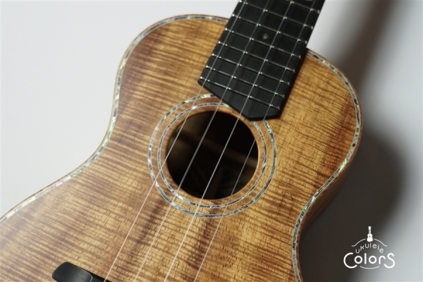 Pebble-C Custom #33 Hawaiian Koa 4A w/HardCase