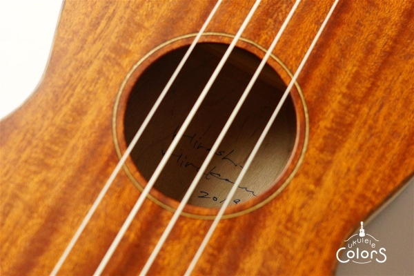 ukulele tenor 14f std. - cuban mahogany Top / birdseye maple SIDE & BACK