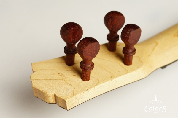 ukulele tenor 14f std. - cuban mahogany Top / birdseye maple SIDE & BACK