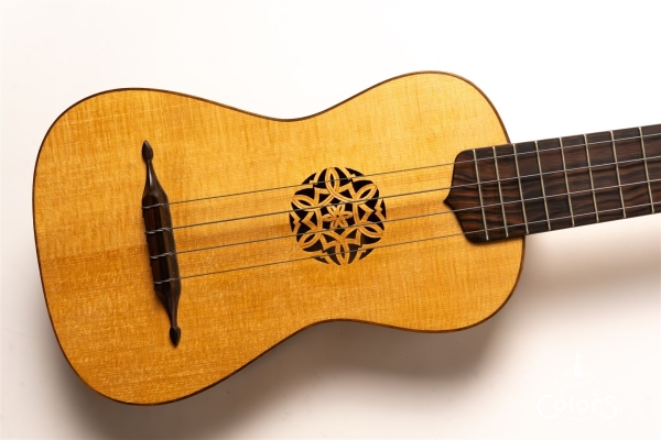 ukulele concert 13f r.a. / Spruce TOP/Figured Maple SIDE & BACK