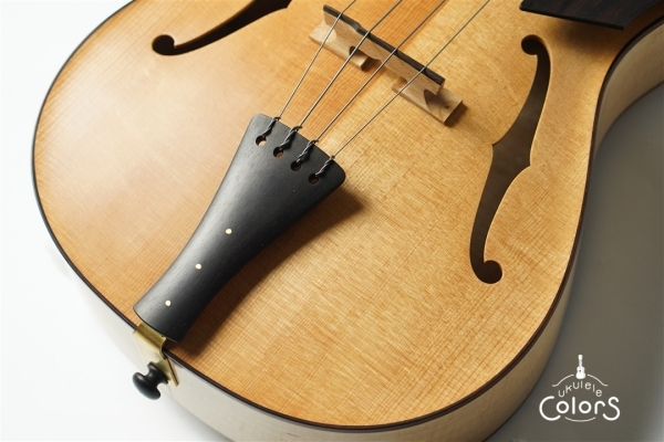 ukulele tenor 15f archtop - Spruce TOP/Curly Maple #1