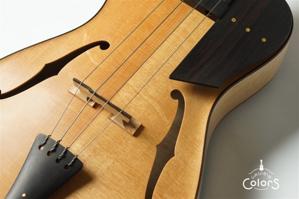 ukulele tenor 15f archtop - Spruce TOP/Curly Maple #1