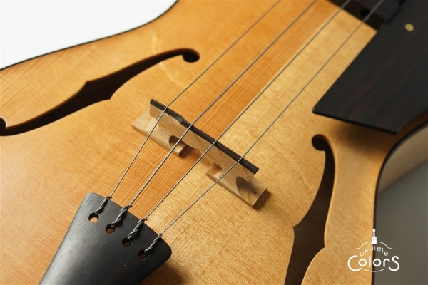 ukulele tenor 15f archtop - Spruce TOP/Curly Maple #1