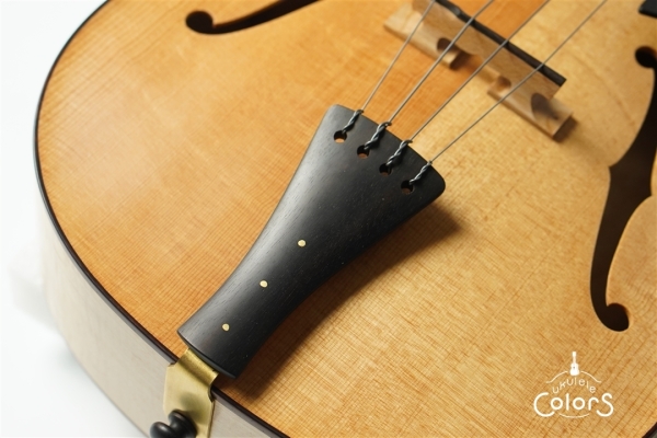 ukulele tenor 15f archtop - Spruce TOP/Curly Maple #1