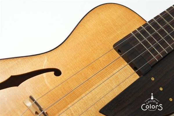 ukulele tenor 15f archtop - Spruce TOP/Curly Maple #1