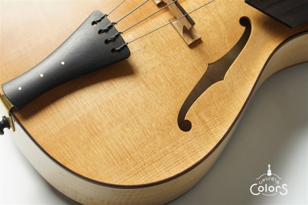 ukulele tenor 15f archtop - Spruce TOP/Curly Maple #1