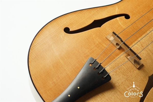 ukulele tenor 15f archtop - Spruce TOP/Curly Maple #1