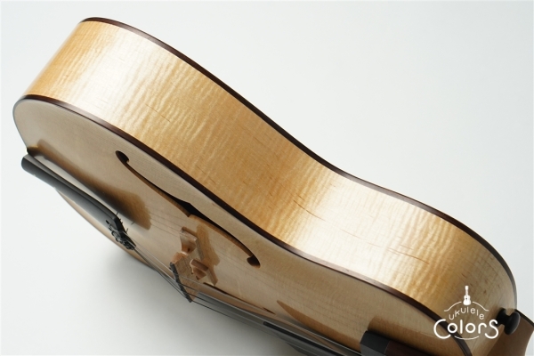 ukulele tenor 15f archtop - Spruce TOP/Curly Maple #1