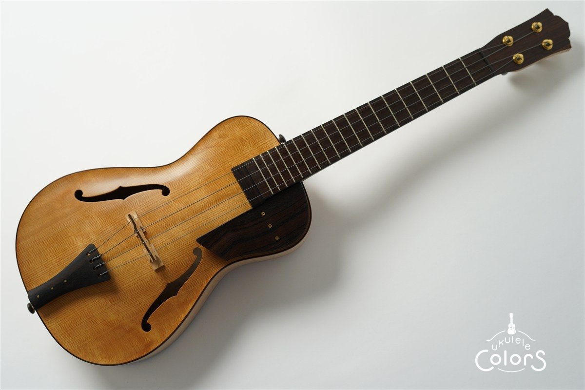 ukulele tenor 15f archtop - Spruce TOP/Curly Maple #2