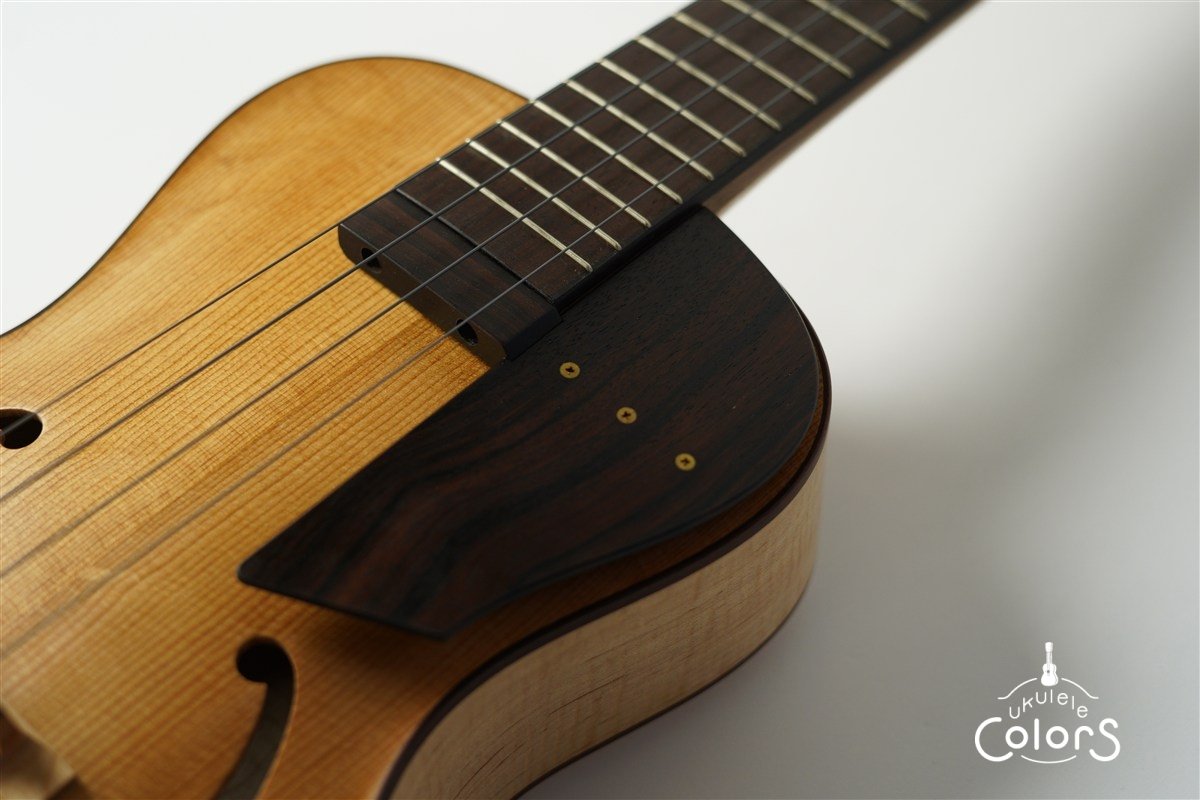 ukulele tenor 15f archtop - Spruce TOP/Curly Maple #2