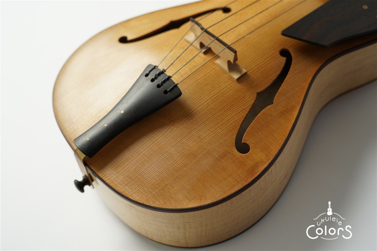 ukulele tenor 15f archtop - Spruce TOP/Curly Maple #2