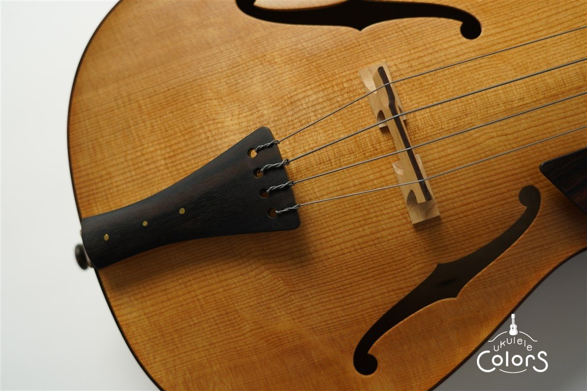 ukulele tenor 15f archtop - Spruce TOP/Curly Maple #2