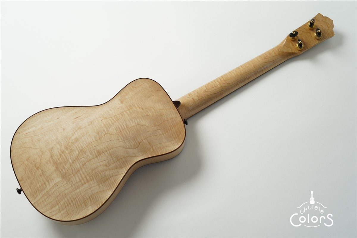 ukulele tenor 15f archtop - Spruce TOP/Curly Maple #2