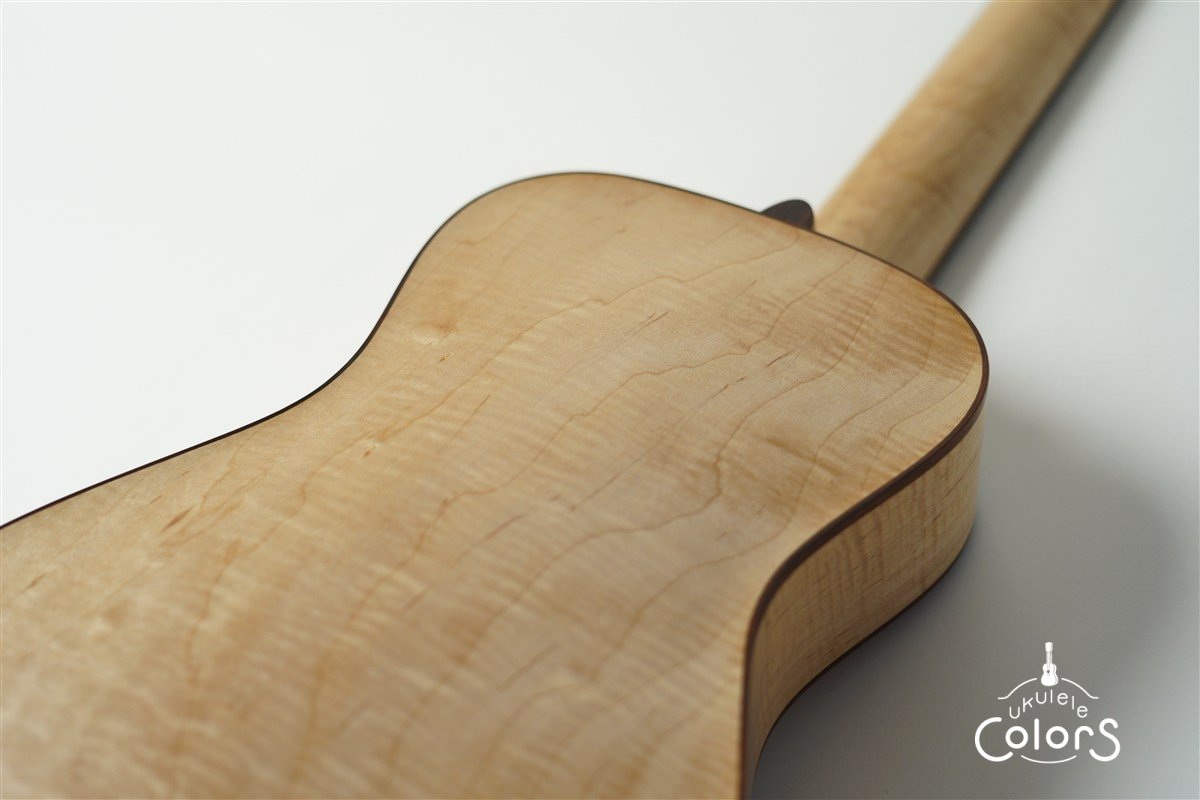 ukulele tenor 15f archtop - Spruce TOP/Curly Maple #2