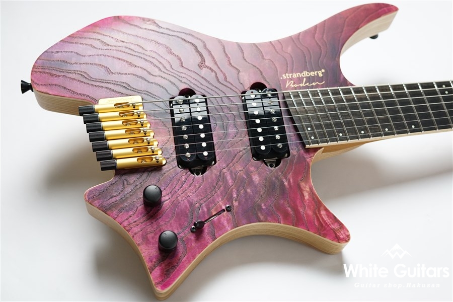 strandberg Boden J7 Standard Olive Ash Burl/SwampAsh - Pink Violet 