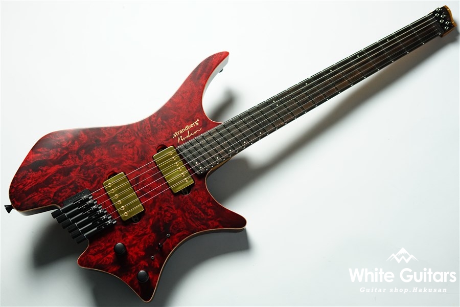 strandberg Boden J6 Custom - Red Tiger Semi Gloss | White Guitars 