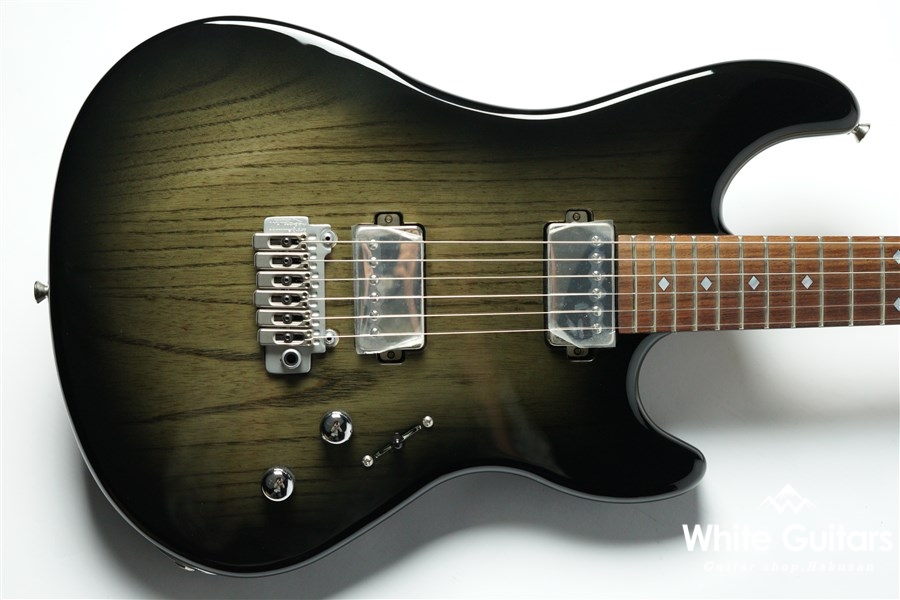 KAMINARI Liquid-2 - See-through Metalic Black Burs | White Guitars 