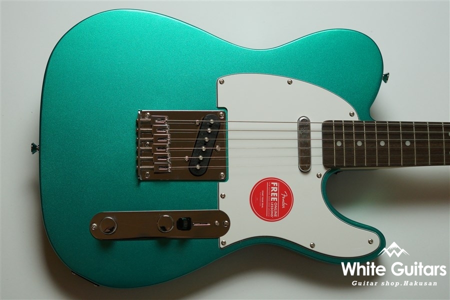 Squier by Fender AFFINITY SERIES TELECASTER   Race Green   White