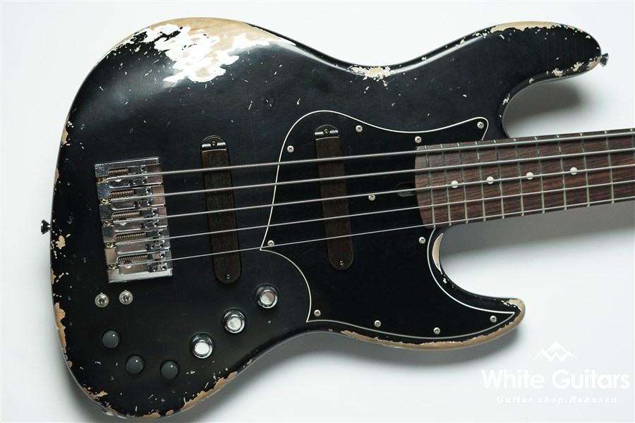 Xotic XJ-1T 5st Alder/RSM-R Heavy Aged - Black #2450 | White 