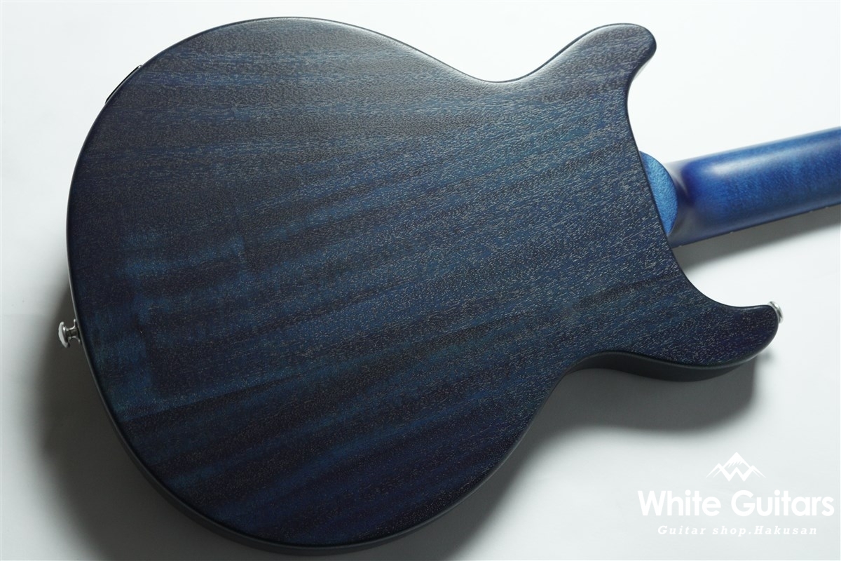 Gibson Les Paul Junior Tribute DC Bass - Blue Satin Burst | White 