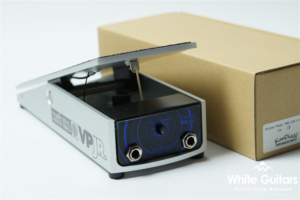 KarDiaN Volume Pedal KND-LOW for BASS | White Guitars Online Store