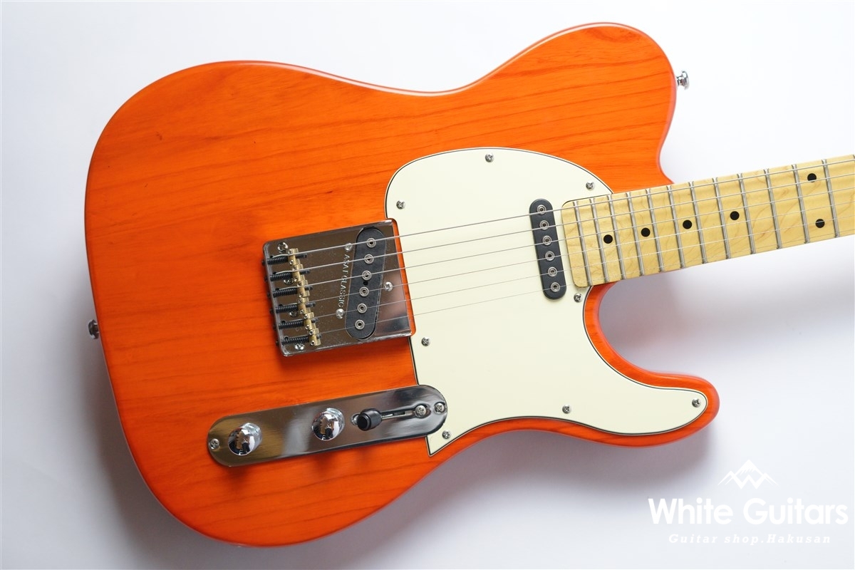 G&L Tribute Series ASAT Classic Maple - Orange | White Guitars