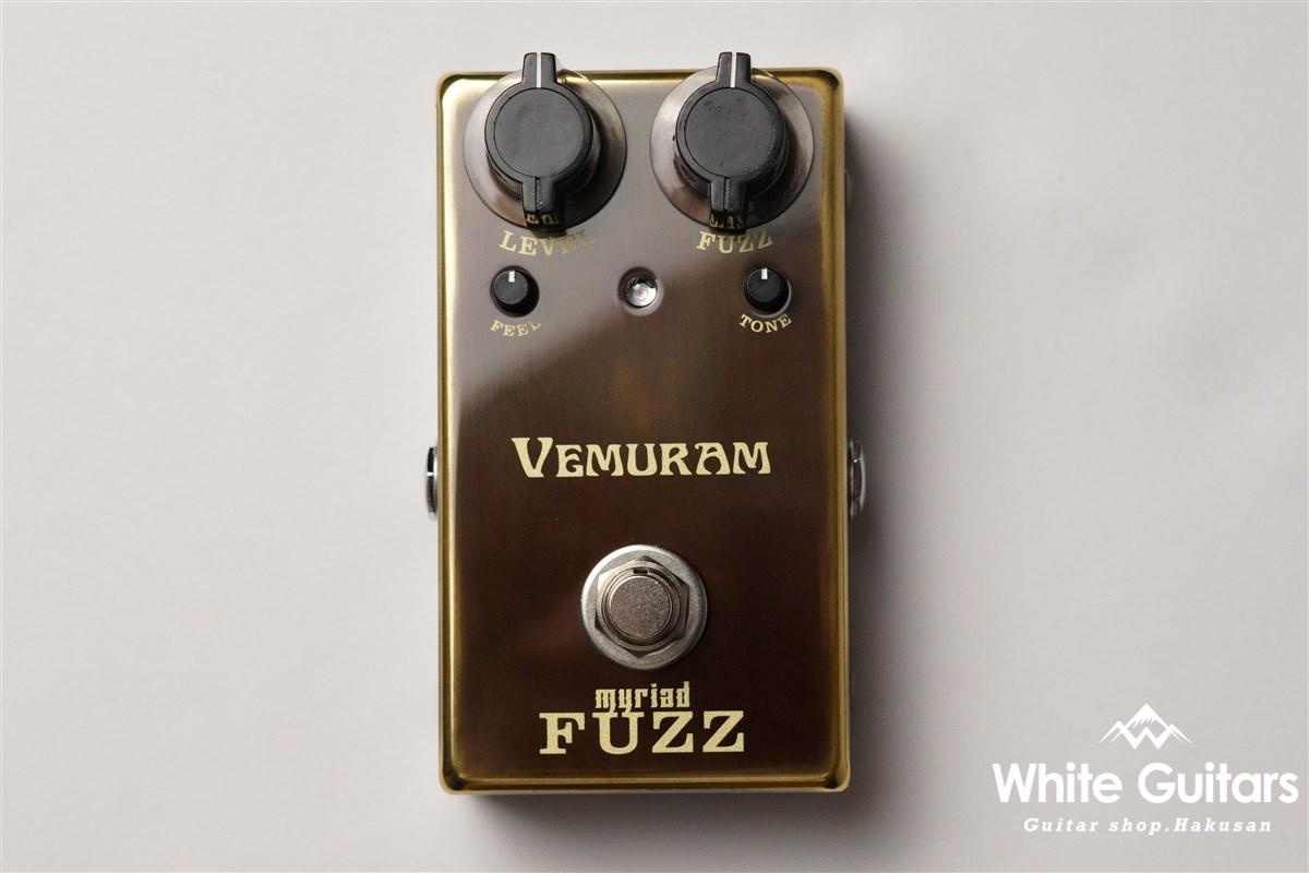 VEMURAM Myriad Fuzz   White Guitars Online Store