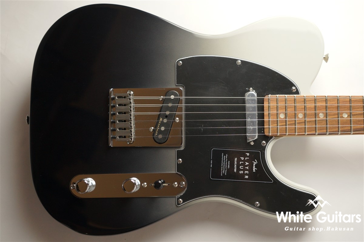 Fender Player Plus Telecaster - Silver Smoke | White Guitars 
