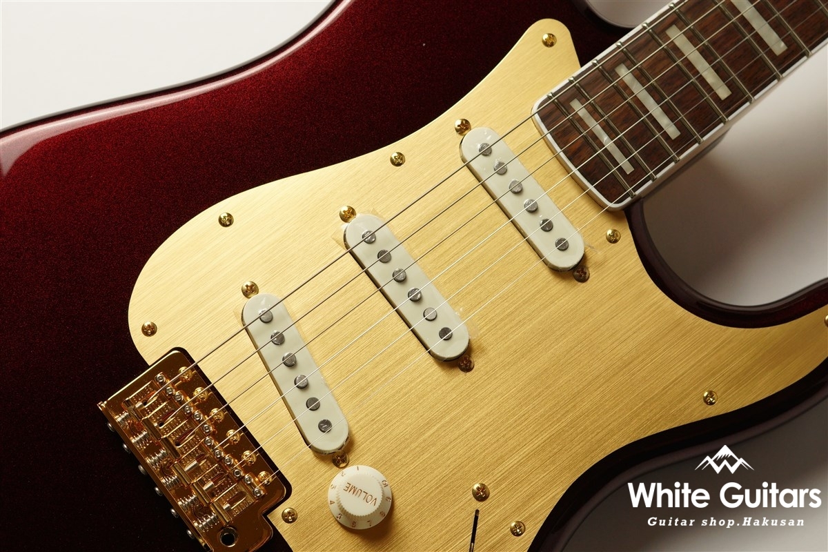 Squier by Fender 40th Anniversary Stratocaster Gold Edition - Ruby