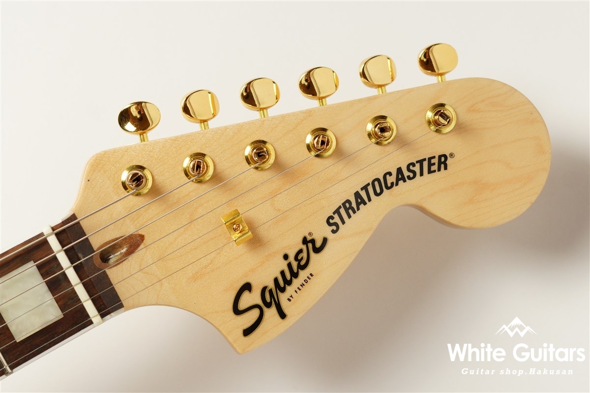 美品　Squier Stratocaster アイボリー Squier by Fender Affinity Series Stratocaster Olympic White